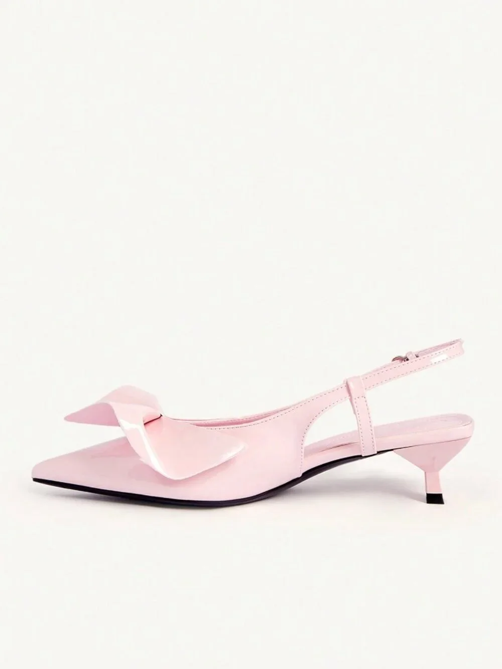 Pink Elegant Women's Pointed Toe Shoes - Picture 5 of 5